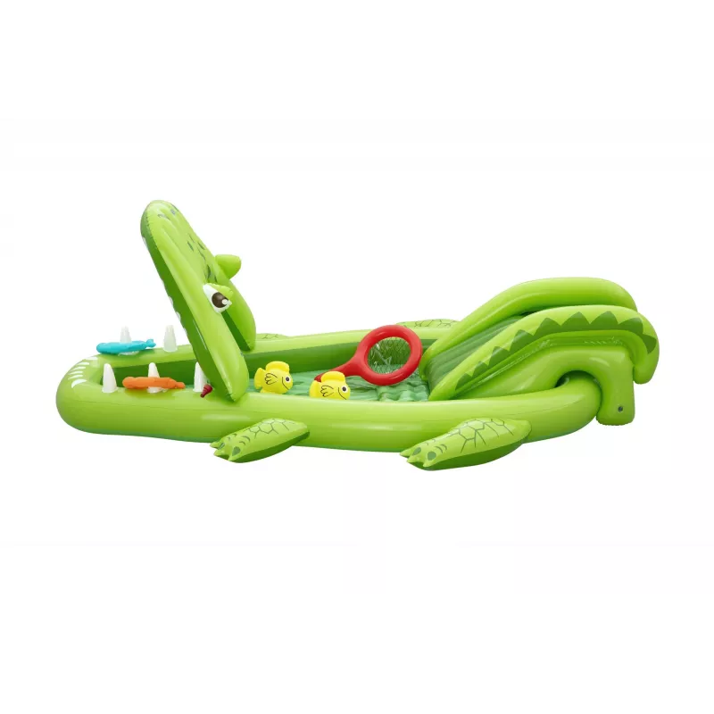 Bestway Later Gator Parque acuático y piscina hinchable para niños 2,34 m x 1,63 m x 87 cm