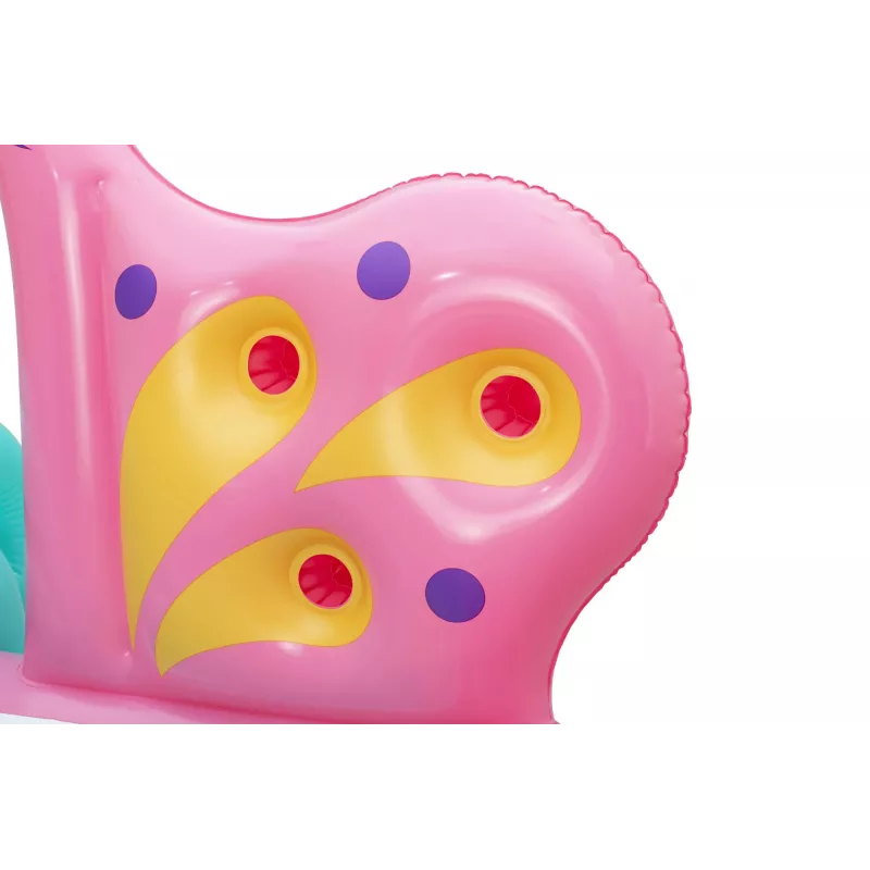 Bestway Butterfly Wonder Centro de juegos acuáticos y piscina hinchable para niños 1,80 m x 1,80 m x 1,17 m