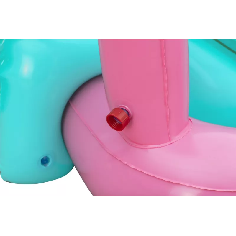 Bestway Butterfly Wonder Centro de juegos acuáticos y piscina hinchable para niños 1,80 m x 1,80 m x 1,17 m