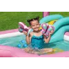 Bestway Butterfly Wonder Centro de juegos acuáticos y piscina hinchable para niños 1,80 m x 1,80 m x 1,17 m