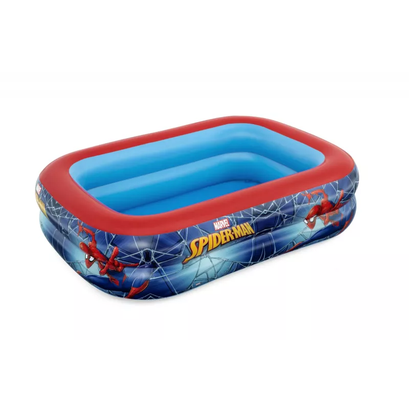 Bestway Piscina de juego, Piscina hinchable, 450 L, Rectangular, 6 año(s), Spider-Man, Vinilo