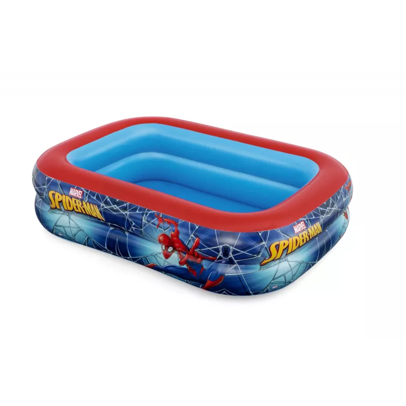 Bestway Piscina de juego, Piscina hinchable, 450 L, Rectangular, 6 año(s), Spider-Man, Vinilo