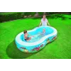 Bestway Piscina familiar hinchable 2,62 m x 1,57 m x 46 cm, Piscina hinchable, 544 L, Rectangular, Vinilo, Multicolor