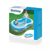 Bestway Piscina familiar hinchable 2,62 m x 1,57 m x 46 cm, Piscina hinchable, 544 L, Rectangular, Vinilo, Multicolor
