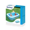 Bestway Piscina familiar hinchable 2,29 m x 1,52 m x 56 cm, Piscina hinchable, 702 L, Rectangular, 6 años, Vinilo, Multicolor