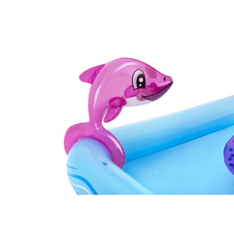 Bestway Play Center Fantastic Aquarium Piscina de juego, Piscina hinchable, 308 L, Forma de 8, 2 a., Vinilo, Multicolor