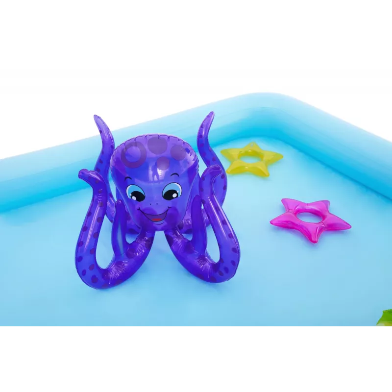Bestway Play Center Fantastic Aquarium Piscina de juego, Piscina hinchable, 308 L, Forma de 8, 2 a., Vinilo, Multicolor