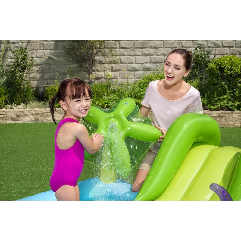 Bestway Play Center Fantastic Aquarium Piscina de juego, Piscina hinchable, 308 L, Forma de 8, 2 a., Vinilo, Multicolor