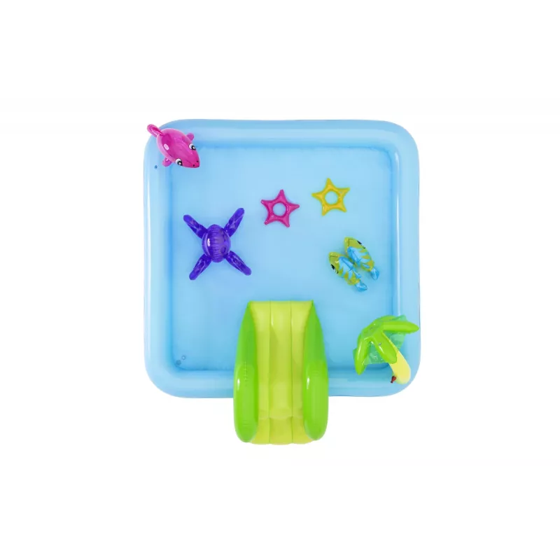 Bestway Play Center Fantastic Aquarium Piscina de juego, Piscina hinchable, 308 L, Forma de 8, 2 a., Vinilo, Multicolor