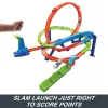 Hot Wheels Action Loop Cyclone Challenge Pista con coche de juguete a escala 1:64, fácil almacenamiento