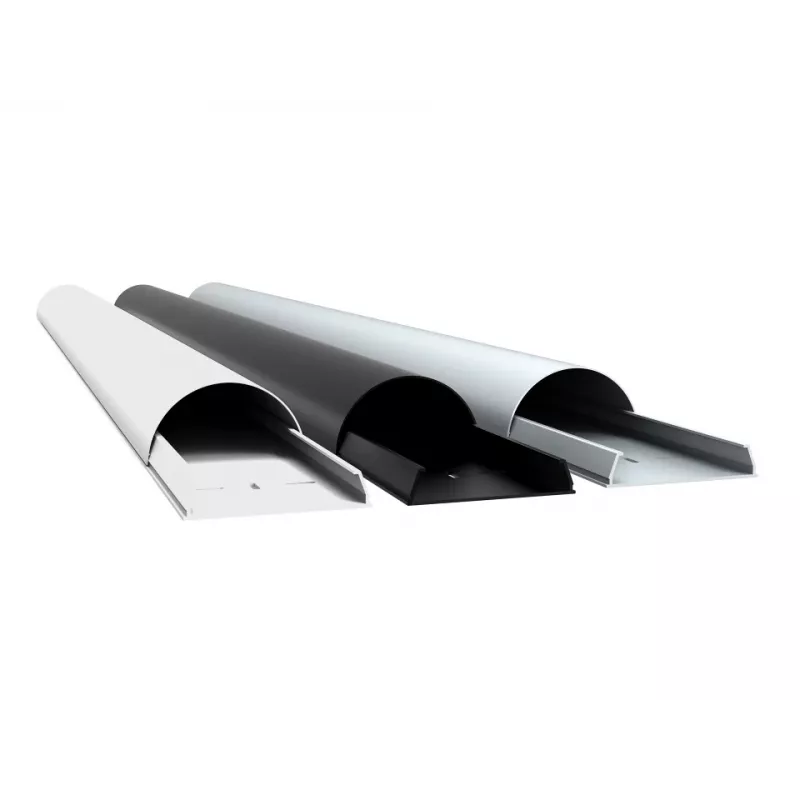 Multibrackets M Universal cubrecables blanco 50mm-W 1600-L, blanco, aluminio, 50 mm, 1 ud., 64 mm, 1620 mm