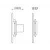 Multibrackets M Universal Wallmount Super Slim Small Plata, 66 cm (26