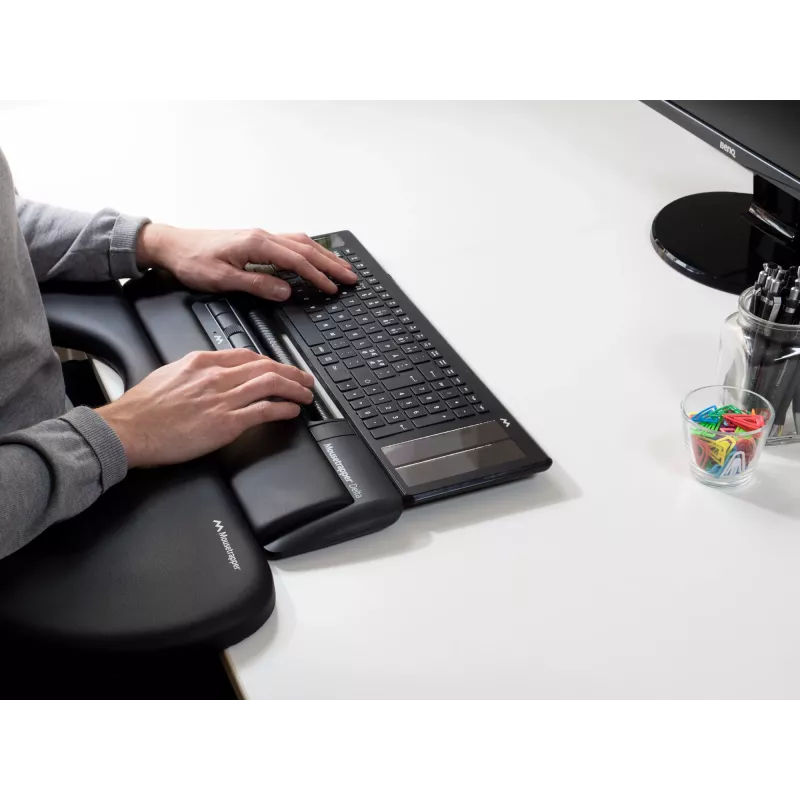 Mousetrapper Type Teclado QWERTY Nordic USB-A + Bluetooth, Tamaño completo (100%), Con cable e inalámbrico, USB + Bluetooth, Negro