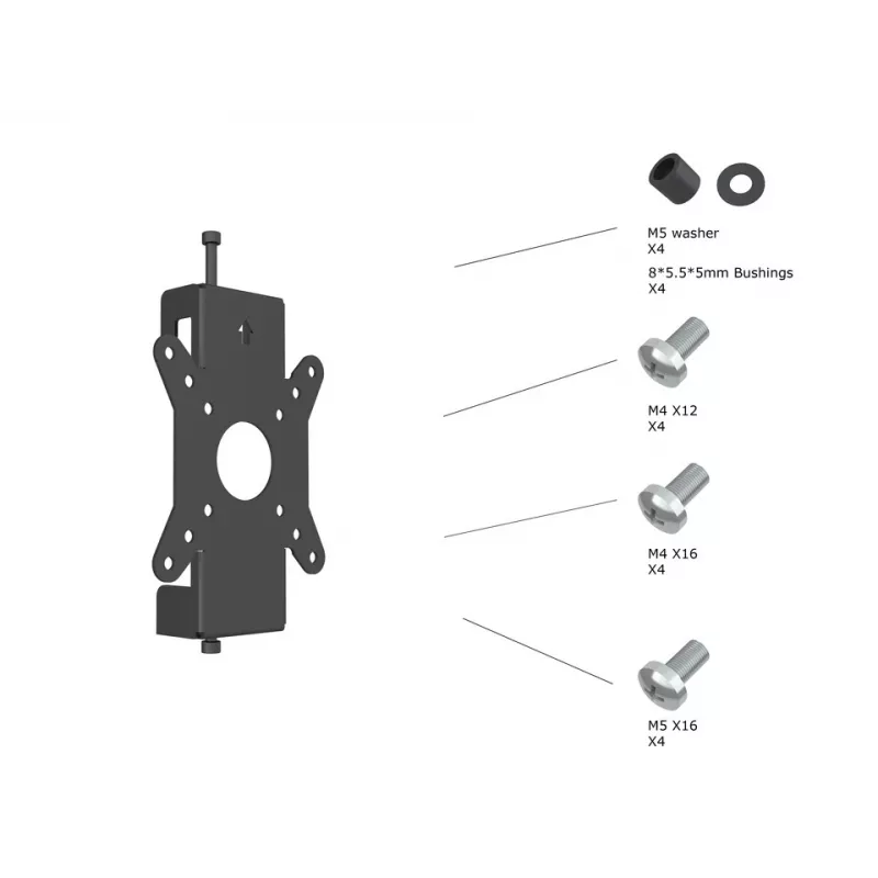 Multibrackets M Pro Series - Soporte de monitor Fixed Pro 50/75/100