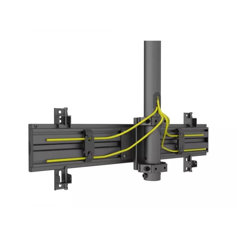 Multibrackets M Pro Series - Clip de gestión de cables pack de 6, Clip de gestión de cables, Negro, Plástico, 100 g, 90 mm, 30 mm