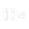 Multibrackets M Pro Series - Clip de gestión de cables pack de 6, Clip de gestión de cables, Negro, Plástico, 100 g, 90 mm, 30 mm