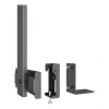 Multibrackets M Pro Series - Soporte para barra de sonido XL, Negro, Acero, 15 kg, 165,1 cm (65
