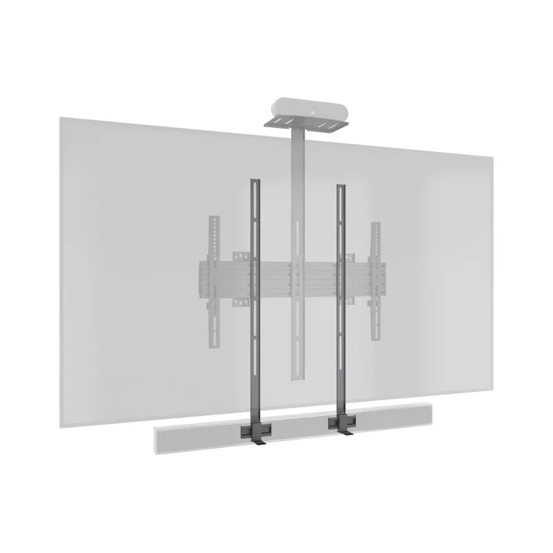 Multibrackets M Pro Series - Soporte para barra de sonido XL, Negro, Acero, 15 kg, 165,1 cm (65