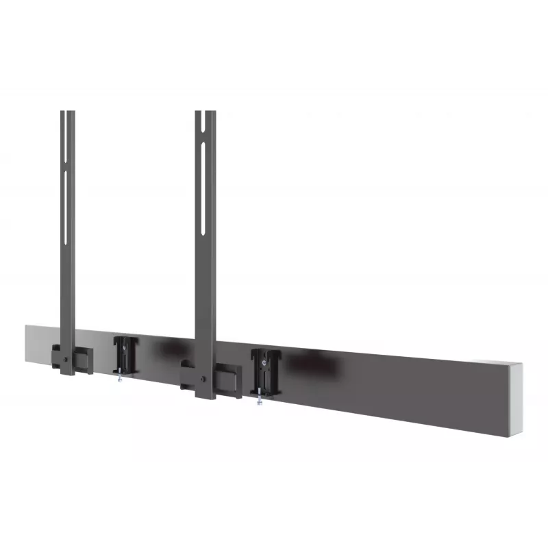 Multibrackets M Pro Series - Soporte para barra de sonido XL, Negro, Acero, 15 kg, 165,1 cm (65