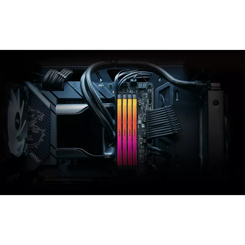 Kingston Technology FURY 32GB 8000MT/s DDR5 CL38 DIMM (Kit de 2) Renegade RGB XMP