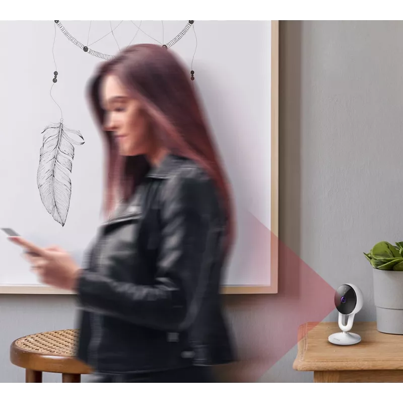 D-Link Cámara Wi‑Fi Full HD, Cámara de vigilancia IP, Interior, Inalámbrica, Amazon Alexa y Google Assistant, CE, FCC, IC, RCM, NCC, BSMI, Mesa