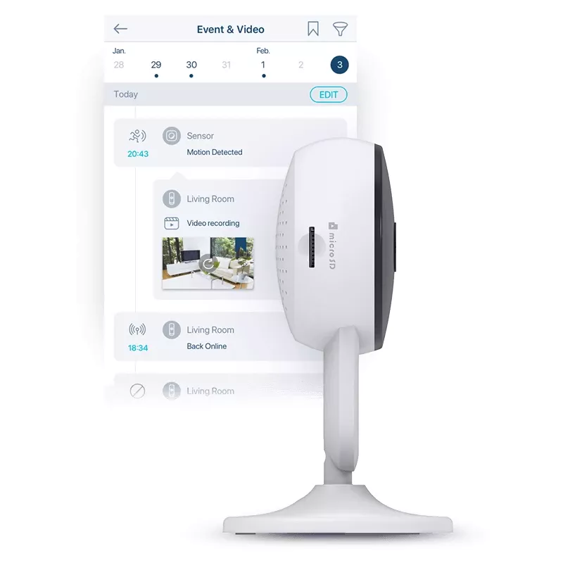 D-Link Cámara Wi‑Fi Full HD, Cámara de vigilancia IP, Interior, Inalámbrica, Amazon Alexa y Google Assistant, CE, FCC, IC, RCM, NCC, BSMI, Mesa