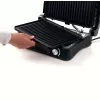 Ariete 1934 MetalGrill 3in1, Parrilla eléctrica para parrilla mixta, 2000 W, 3 modos de cocción, placas antiadherentes, Plata/Negro