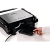 Ariete 1934 MetalGrill 3in1, Parrilla eléctrica para parrilla mixta, 2000 W, 3 modos de cocción, placas antiadherentes, Plata/Negro