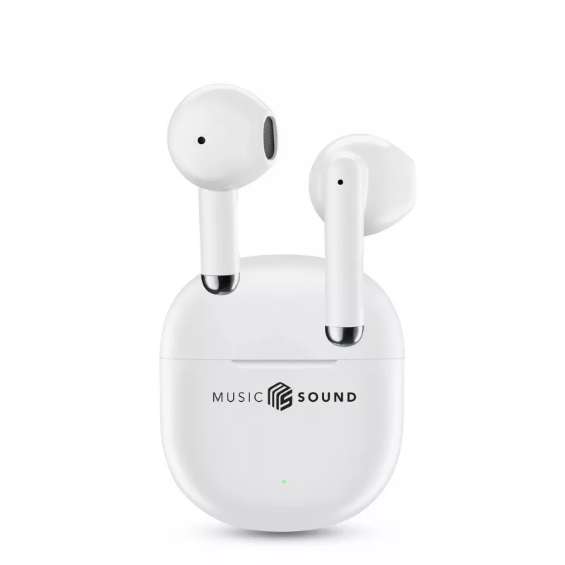 Music Sound Breeze Auriculares Bluetooth in-ear con diseño de cápsula y funda de color