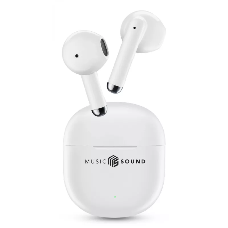 Music Sound Breeze Auriculares Bluetooth in-ear con diseño de cápsula y funda de color