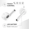 Music Sound Breeze Auriculares Bluetooth in-ear con diseño de cápsula y funda de color