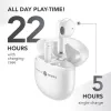 Music Sound Breeze Auriculares Bluetooth in-ear con diseño de cápsula y funda de color