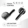 Music Sound Breeze Auriculares Bluetooth de cápsula con estuche de color