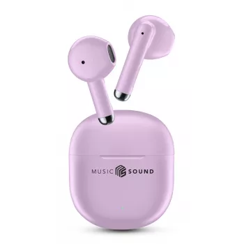 Music Sound Breeze Auriculares Bluetooth de cápsula con estuche de color
