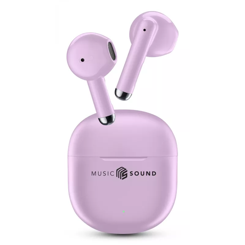 Music Sound Breeze Auriculares Bluetooth de cápsula con estuche de color