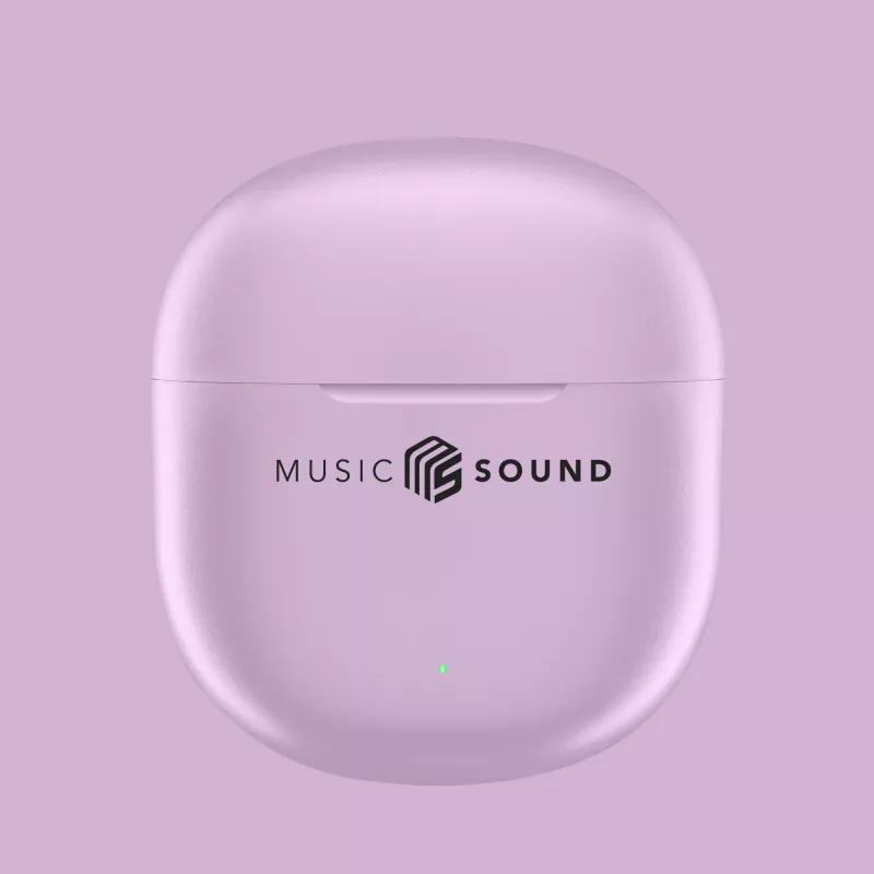 Music Sound Breeze Auriculares Bluetooth de cápsula con estuche de color