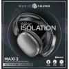 Music Sound MAXI3 MAXI3 Auriculares inalámbricos over-ear con cancelación activa de ruido: experiencia auditiva inmersiva y sin distracciones, hasta 35 horas de autonomía. Diseño moderno, comodidad, estilo y un sonido potente y revolucionario.