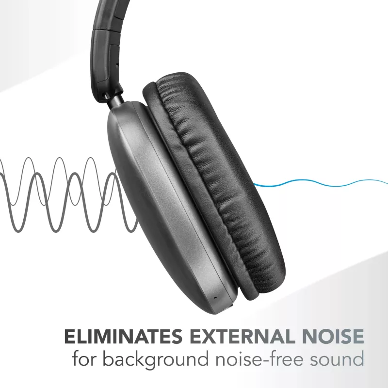 Music Sound MAXI3 MAXI3 Auriculares inalámbricos over-ear con cancelación activa de ruido: experiencia auditiva inmersiva y sin distracciones, hasta 35 horas de autonomía. Diseño moderno, comodidad, estilo y un sonido potente y revolucionario.