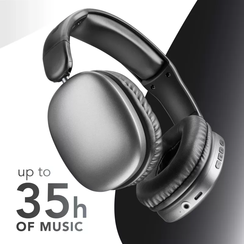 Music Sound MAXI3 MAXI3 Auriculares inalámbricos over-ear con cancelación activa de ruido: experiencia auditiva inmersiva y sin distracciones, hasta 35 horas de autonomía. Diseño moderno, comodidad, estilo y un sonido potente y revolucionario.