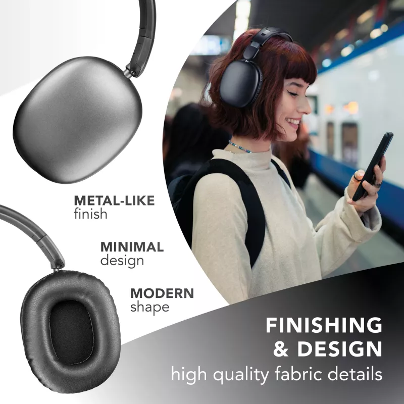 Music Sound MAXI3 MAXI3 Auriculares inalámbricos over-ear con cancelación activa de ruido: experiencia auditiva inmersiva y sin distracciones, hasta 35 horas de autonomía. Diseño moderno, comodidad, estilo y un sonido potente y revolucionario.