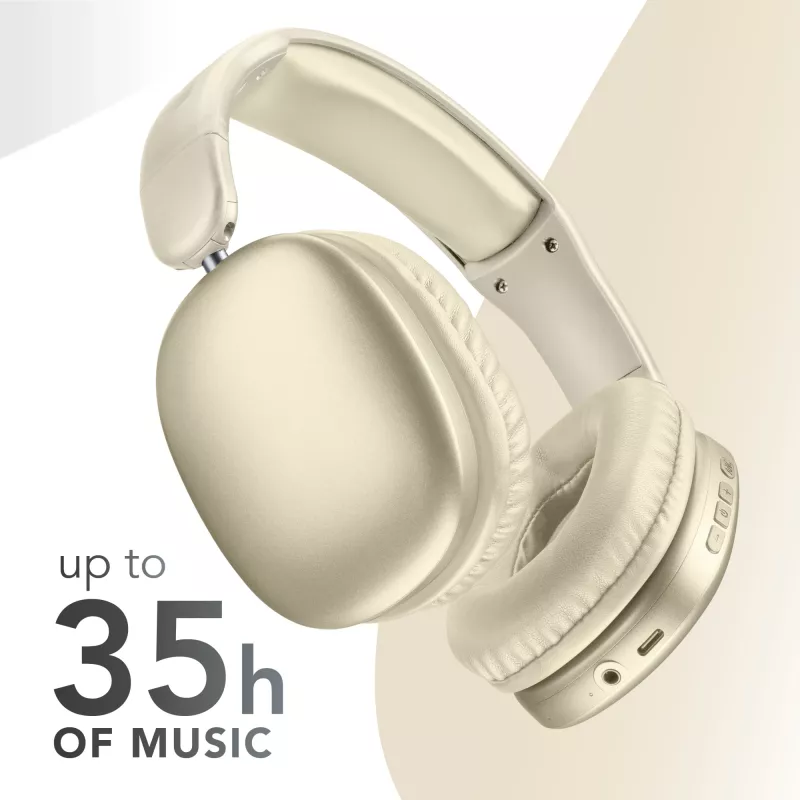 Music Sound MAXI3 MAXI3 Auriculares inalámbricos over-ear con cancelación activa de ruido: experiencia auditiva inmersiva y sin distracciones, hasta 35 horas de autonomía. Diseño moderno, comodidad, estilo y un sonido potente y revolucionario.