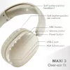 Music Sound MAXI3 MAXI3 Auriculares inalámbricos over-ear con cancelación activa de ruido: experiencia auditiva inmersiva y sin distracciones, hasta 35 horas de autonomía. Diseño moderno, comodidad, estilo y un sonido potente y revolucionario.