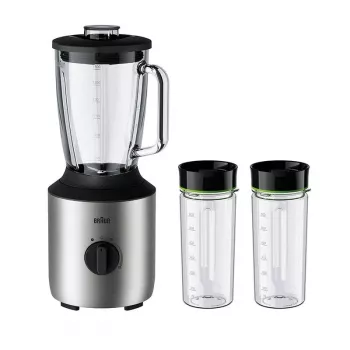 Braun SIJB 3272 SI Batidora de vaso 1,5 L 800 W Acero inoxidable