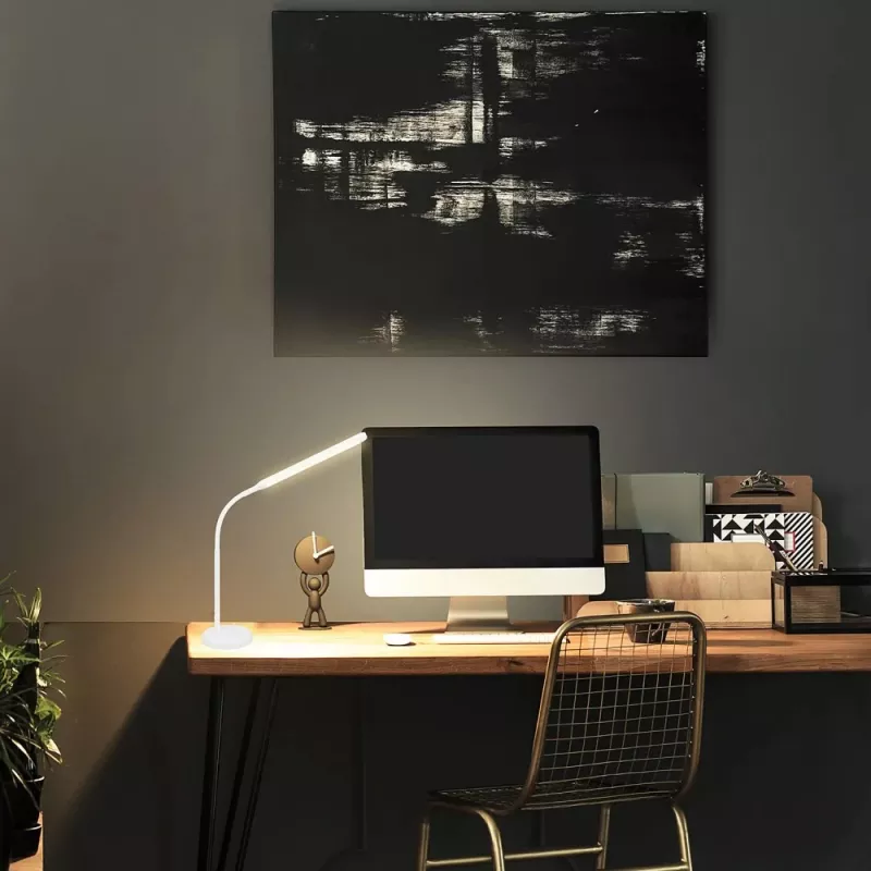 Techly I-LAMP-DSK10 Lámpara de mesa Bombilla no reemplazable 5,5 W LED G Blanco