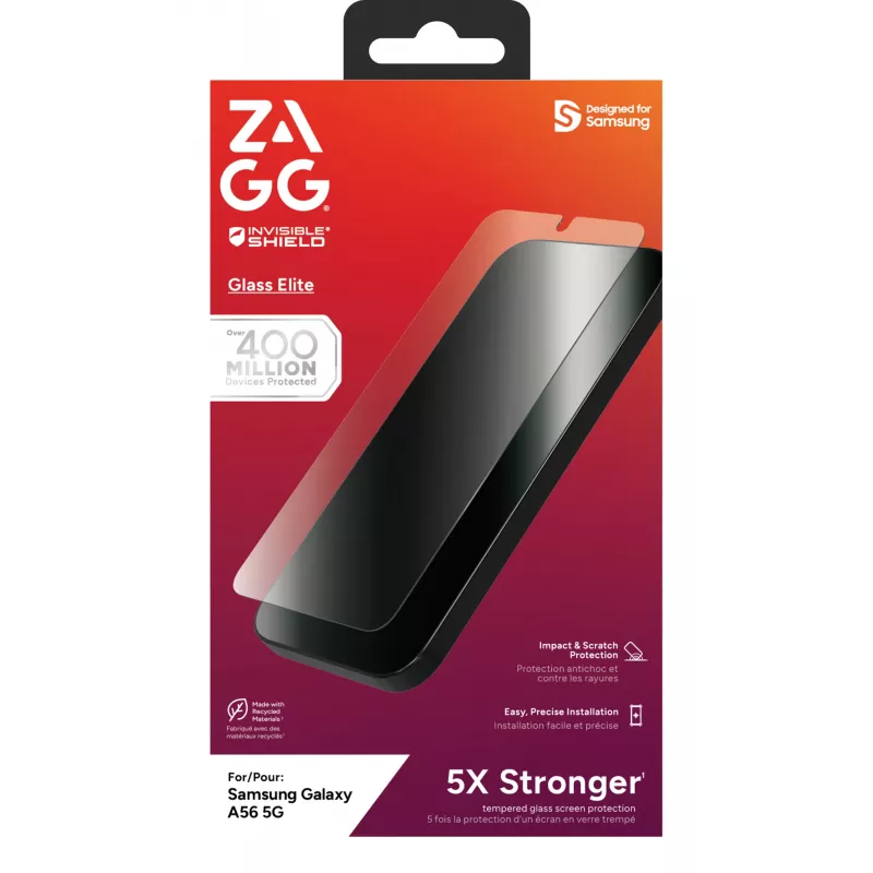 InvisibleShield Glass Elite Protector de pantalla para Galaxy A56 5G