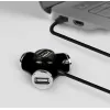 Axagon HUE-X3B Hub de interfaces USB 2.0 480 Mbit/s Negro