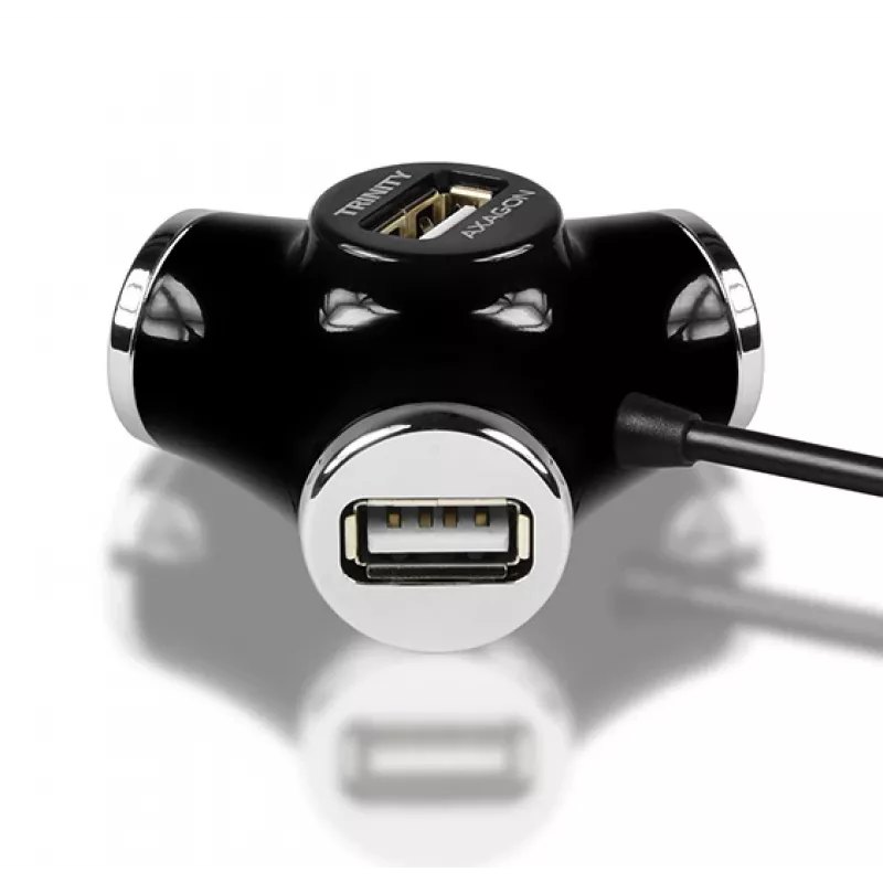 Axagon HUE-X3B Hub de interfaces USB 2.0 480 Mbit/s Negro