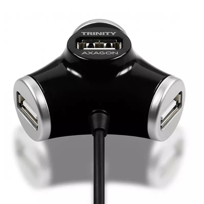 Axagon HUE-X3B Hub de interfaces USB 2.0 480 Mbit/s Negro