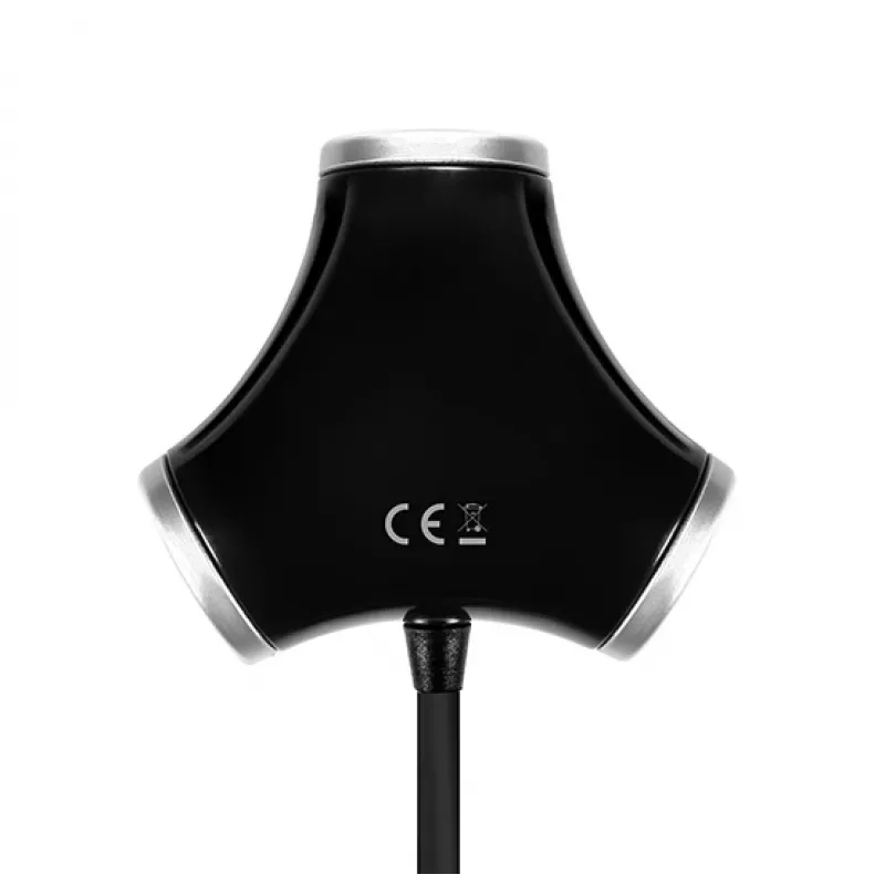 Axagon HUE-X3B Hub de interfaces USB 2.0 480 Mbit/s Negro