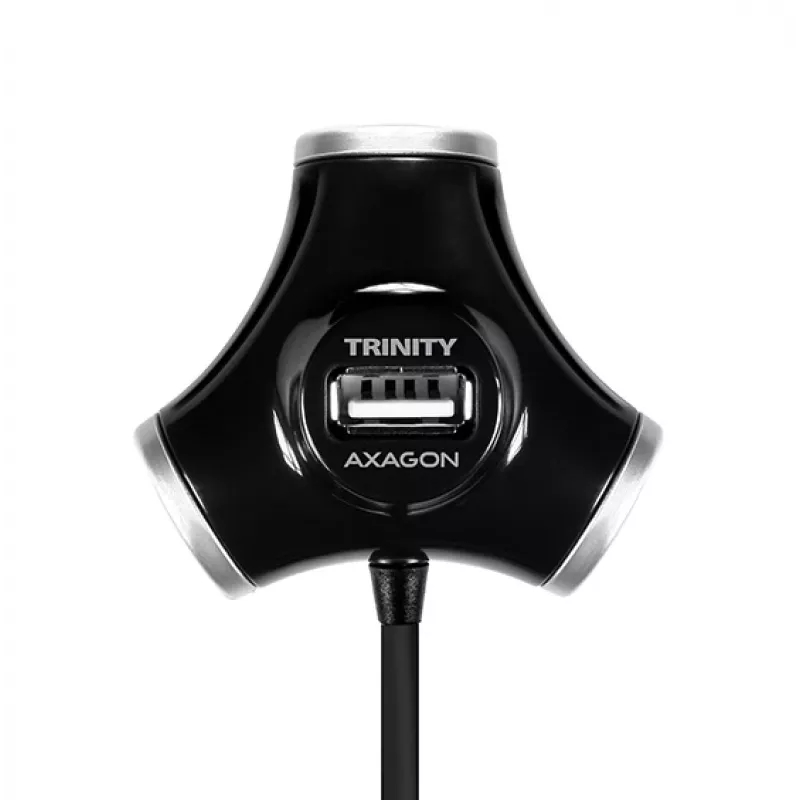 Axagon HUE-X3B Hub de interfaces USB 2.0 480 Mbit/s Negro
